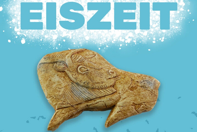 Plakat „Kunst und Lebenswelt der Eiszeit“ – Sonderausstellung im Museum Herxheim