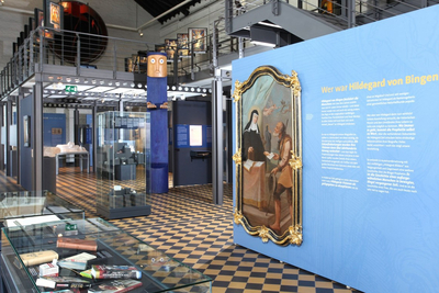 Die Ausstellungsabteilung zu Hildegard von Bingen befindet sich in einem ehemaligen Elektrizitätswerk.