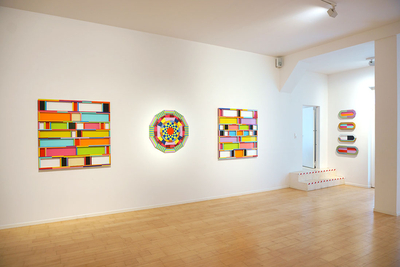 Einzelausstellung von Dieter Balzer in der Villa Friede, Bonn 2021. 