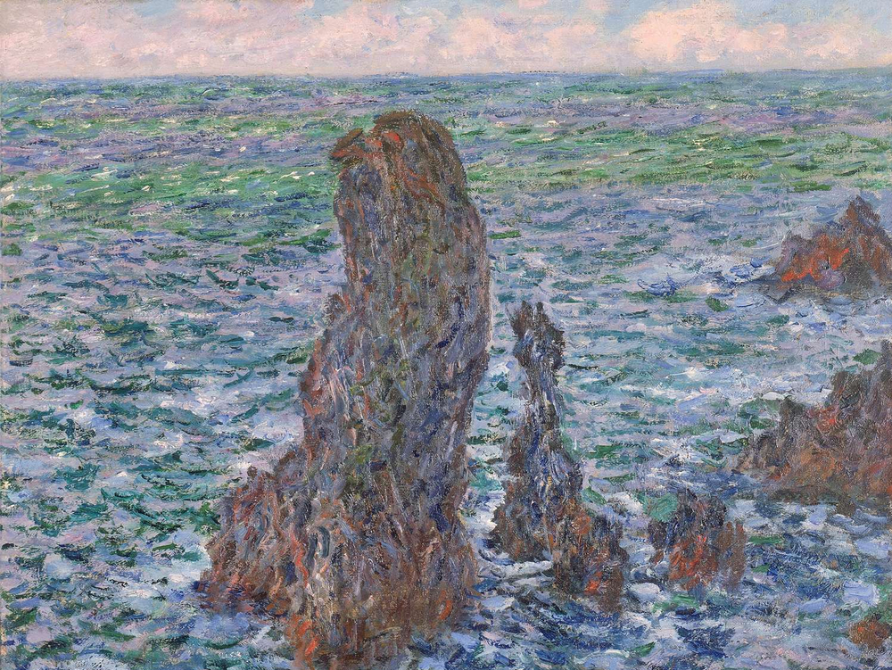 Claude Monet, Die Felspyramiden von Port-Coton, 1886
