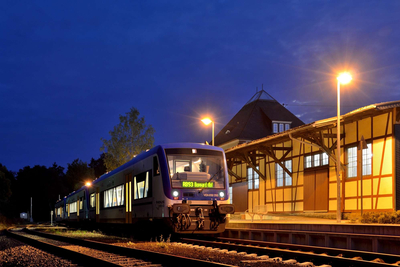 Das Hunsrückbahn-Museum befindet sich im Güterschuppen des Bahnhofs Emmelshausen.