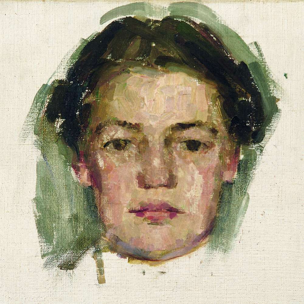 Sabine Lepsius, Porträt Mathilde Vollmoeller, um 1900, Öl auf Leinwand, Museum Purrmann-Haus Speyer.