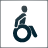 Rollstuhlfahrer - barrierefrei